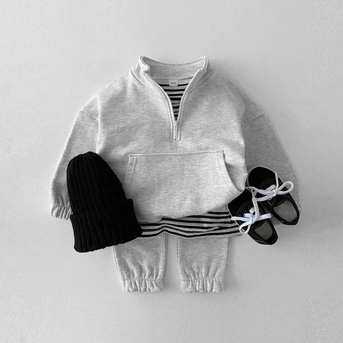 New Baby Boys Girls Clothes Children Toddler Fashion Costume Kids Tracksuits Letter Hoodies Jacket Pants 2Pcs Sets Spring Autum