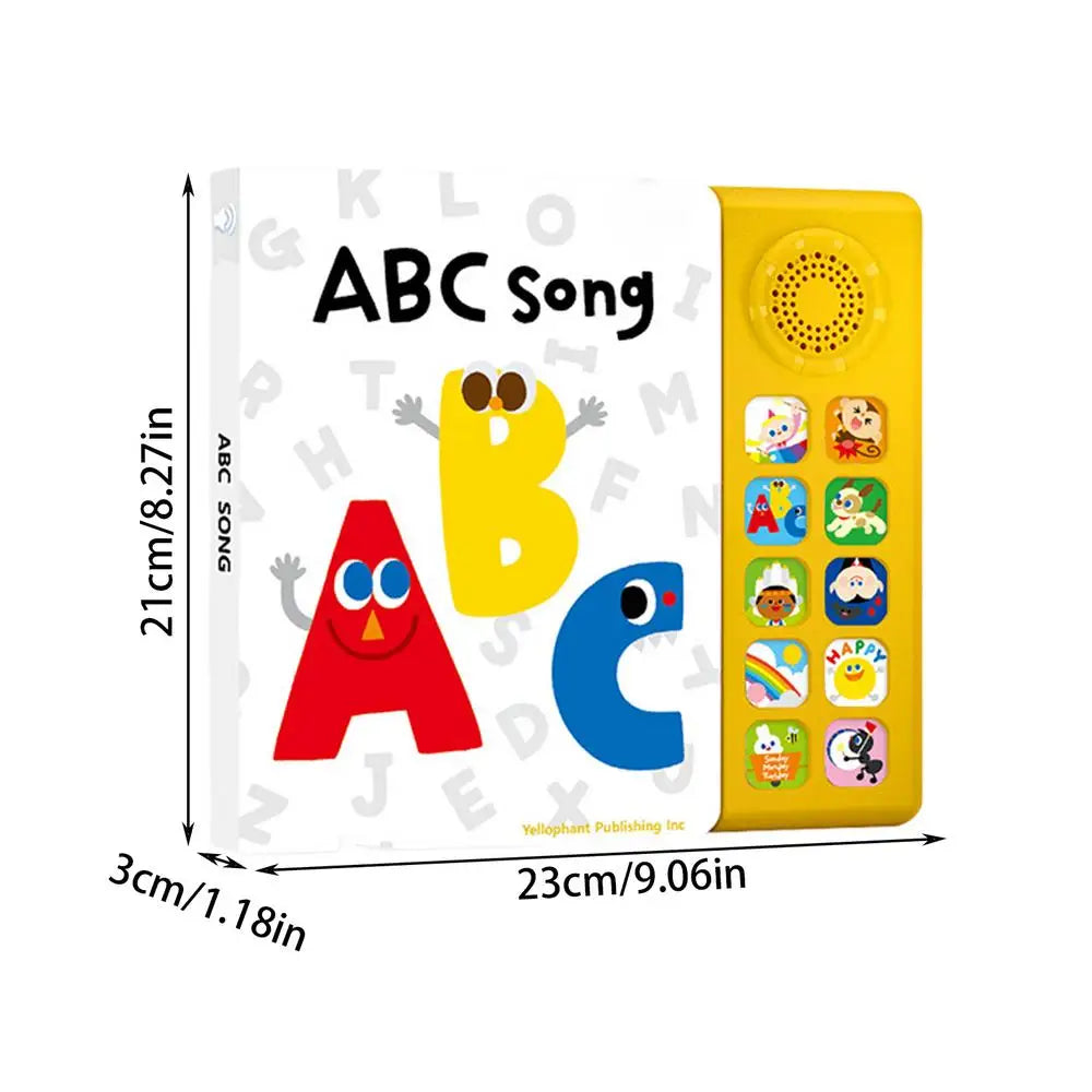 Nursery Rhyme Book Musical Learning Book 10 Nursery Rhymes English Enlightenment Teaching Aids for Boys and Girls