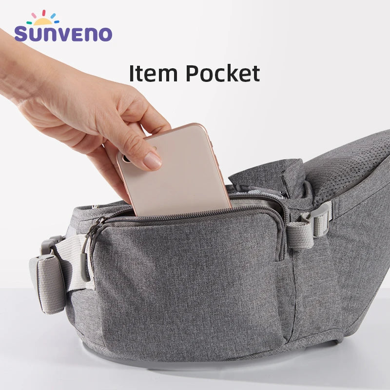 Sunveno New One Shoulder Baby Carrier Effortless Convenient Adjustable Detachable Baby Carrier High Quality Baby Accessories
