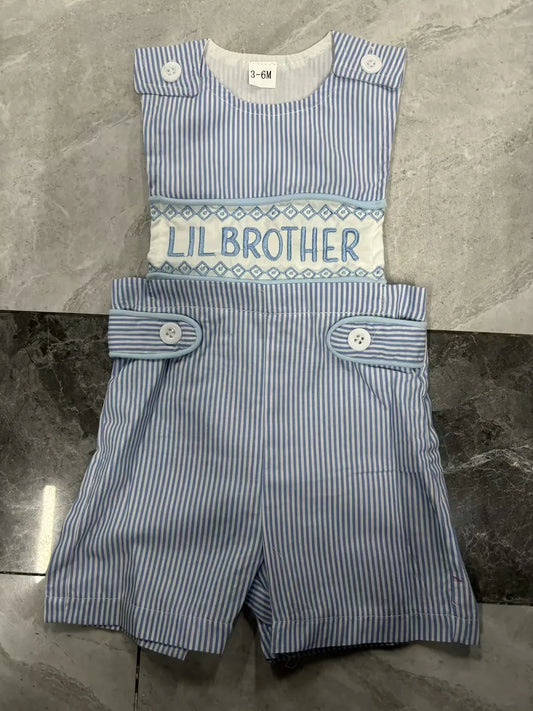 Infant Boy Romper Sleeveless Round Neck Jumpsuit with Letter Embroidery for Summer Newborn Playsuit for Stylish Babies