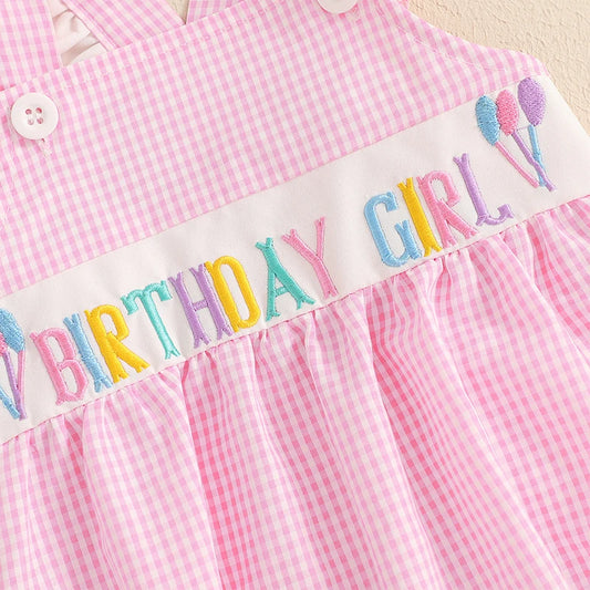 Toddler Girls Floral Print Sleeveless Rompers Birthday Outfit Ruffle Jumpsuits Bodysuits with Bow Headband Set