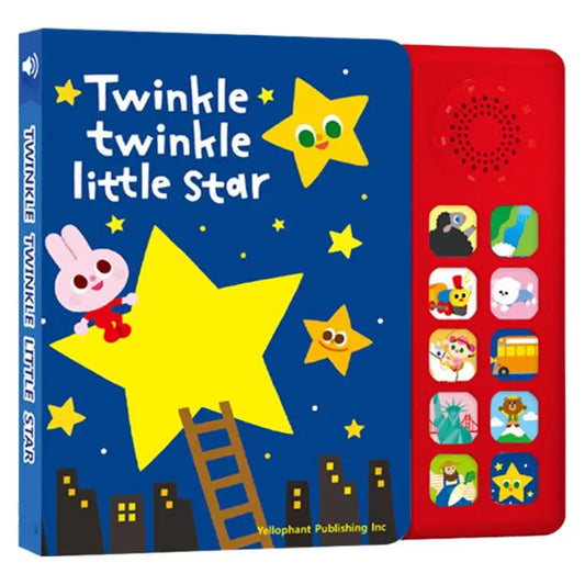 Nursery Rhyme Book Musical Learning Book 10 Nursery Rhymes English Enlightenment Teaching Aids for Boys and Girls