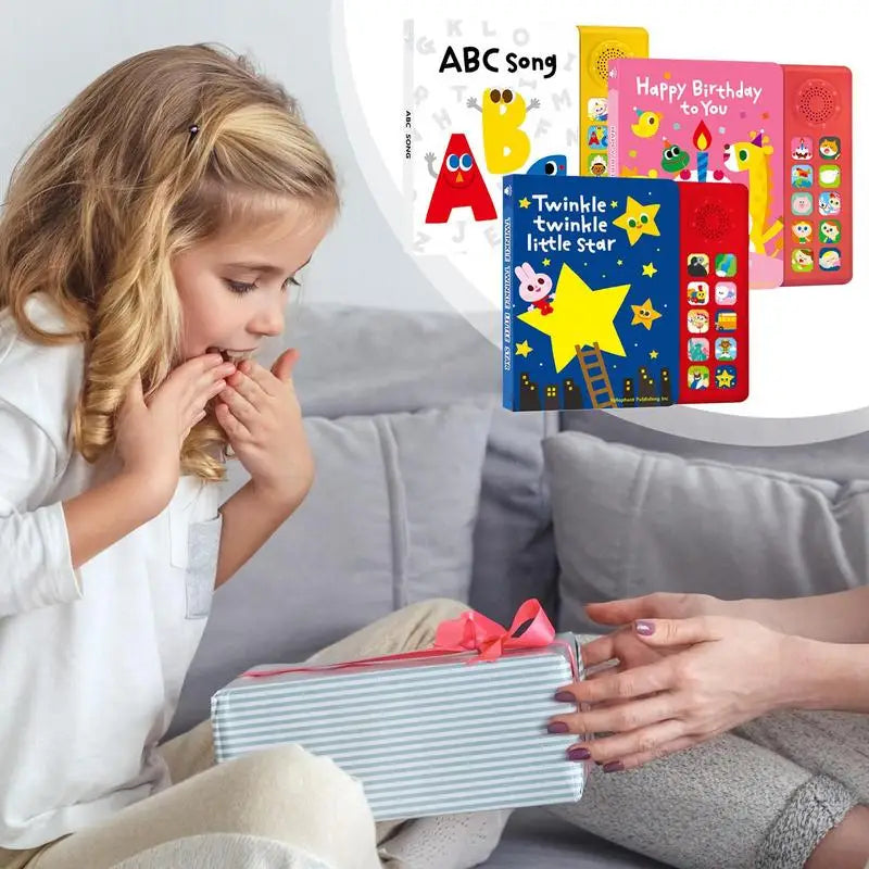 Nursery Rhyme Book Musical Learning Book 10 Nursery Rhymes English Enlightenment Teaching Aids for Boys and Girls