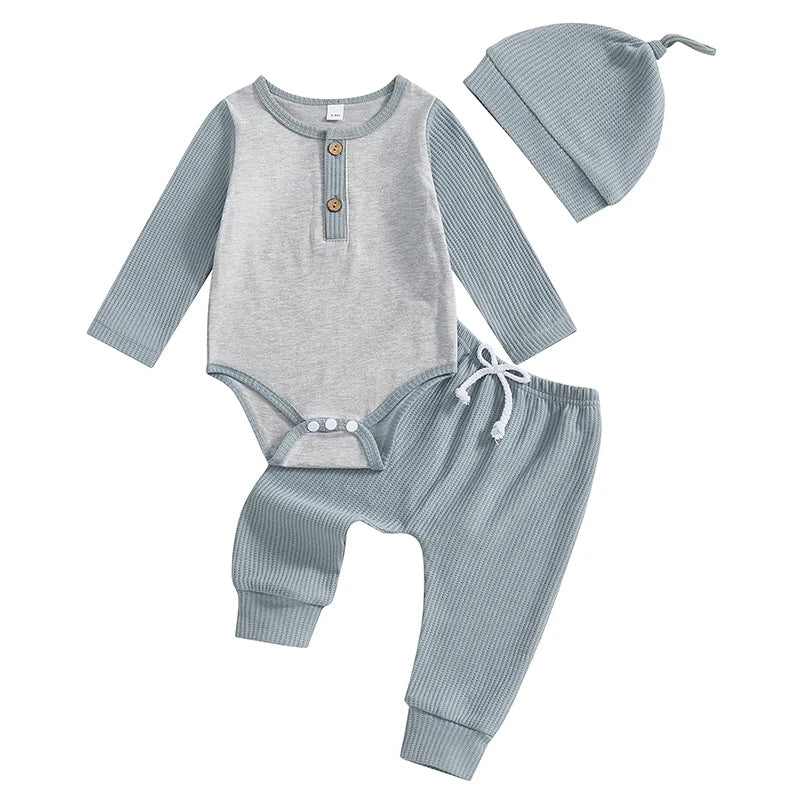 Toddler Girl Clothing Set Floral Print Long Sleeve Top and Pants with Headband 3 Piece Outfit for Fall Winter