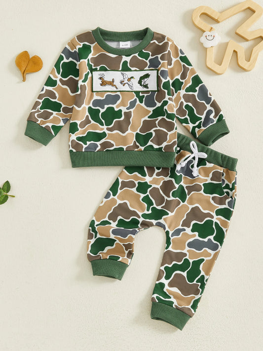 Toddler Boys Outfit Short Sleeve Dinosaur Print T-Shirt with Denim Jeans Set Kids Clothing Set for Summer Wear