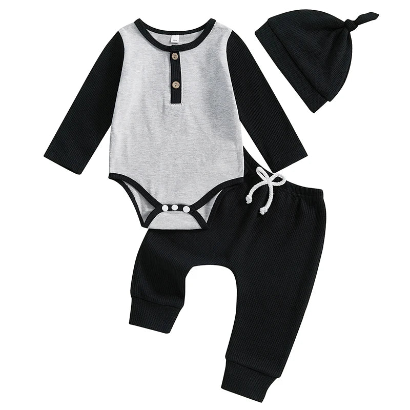 Toddler Girl Clothing Set Floral Print Long Sleeve Top and Pants with Headband 3 Piece Outfit for Fall Winter