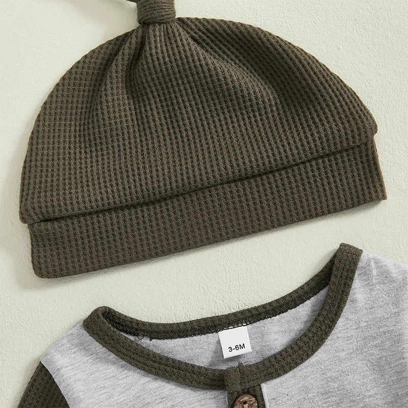 Toddler Girl Clothing Set Floral Print Long Sleeve Top and Pants with Headband 3 Piece Outfit for Fall Winter