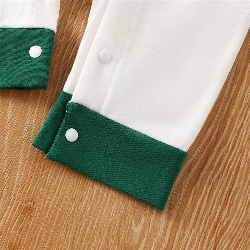 Infant Boys 2-Piece Outfit Short Sleeve V-Neck Striped Bodysuit with Matching Shorts and Sun Hat for Summer Fun