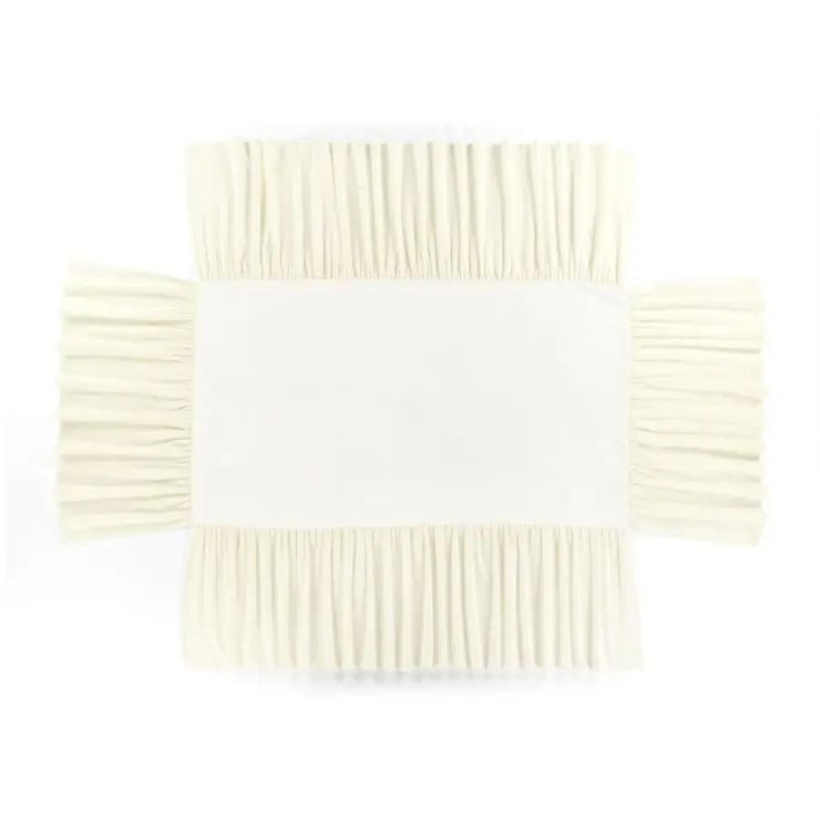 Ruffle Crib Skirt, 16 Drop, Ivory